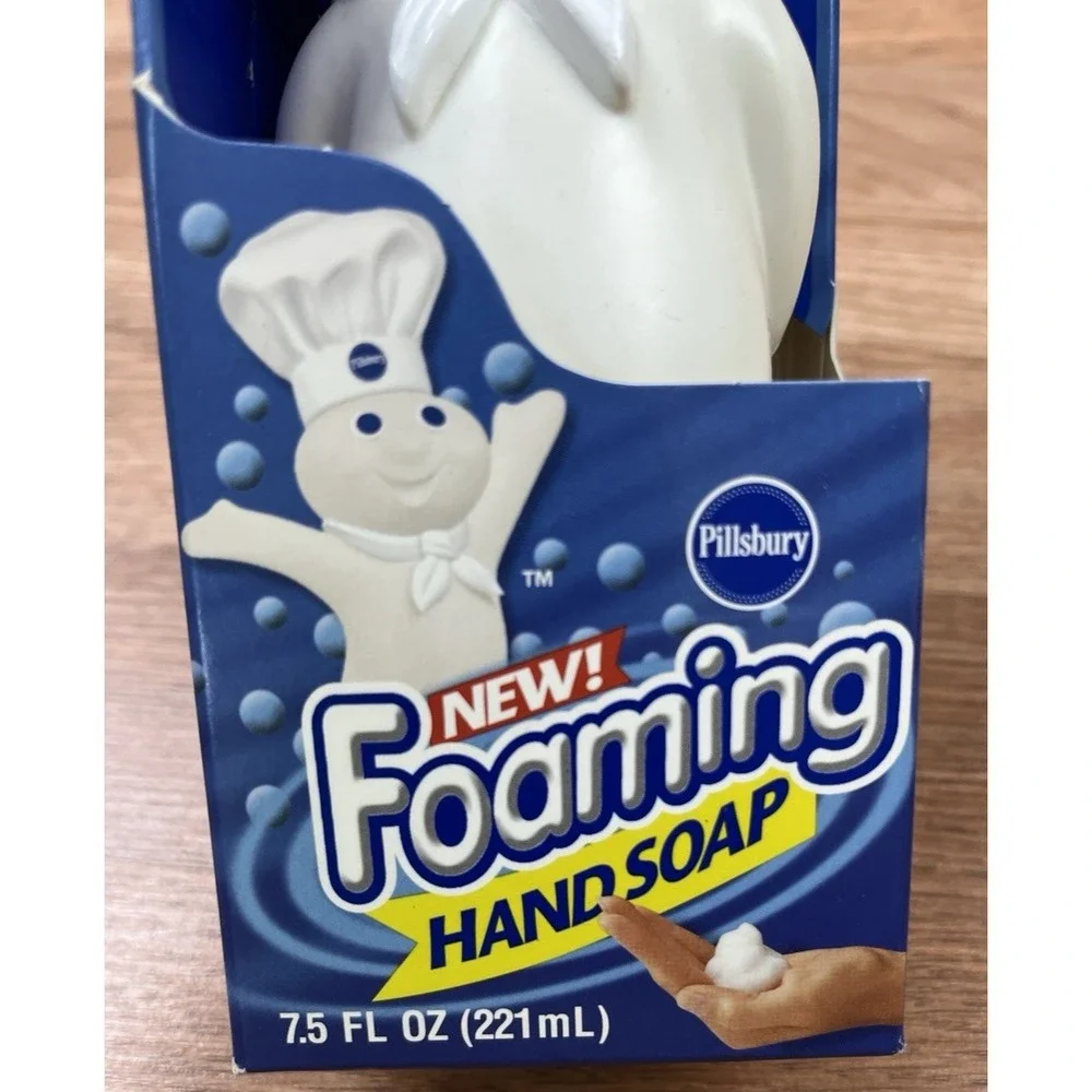 Vintage Pillsbury Doughboy Collectible Foaming Hand Soap (Still Full) NEW in Box